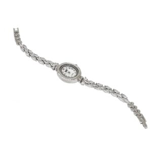 Diamond Fancy Watch In 925 Sterling Silver MGA - WCS0006