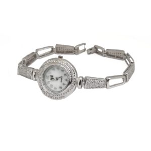 Diamond Watch In 925 Sterling Silver MGA - WCS0007