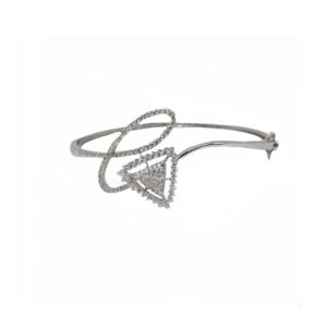 Fancy Kada Bracelet In 925 Sterling Silver MGA - BRS23R7