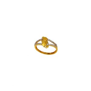 Fancy Ladies Ring In 22K Gold MGA - LRG1529