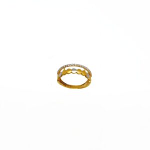 Simple Band Ladies Ring In 22K Gold MGA - LRG1530
