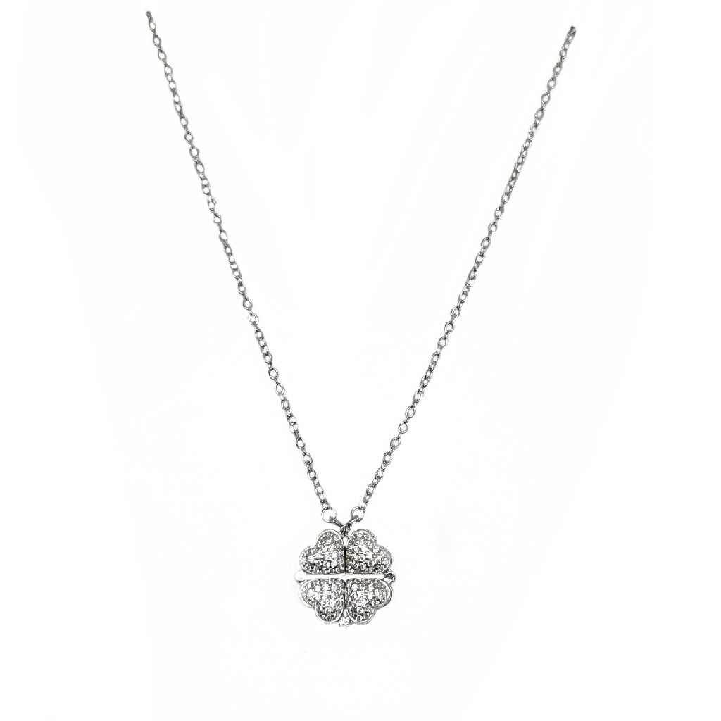 Open & Shut Hearts Pendant Chain In 925 Sterling Silver MGA - CHS2301