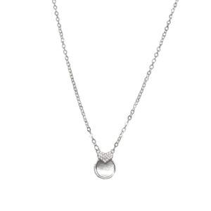 Beautiful Heart Pendant Chain In 925 Sterling Silver MGA - CHS2286