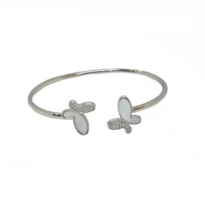 Beautiful Butterflies Bracelet In 925 Sterling Silver MGA - BRS2278