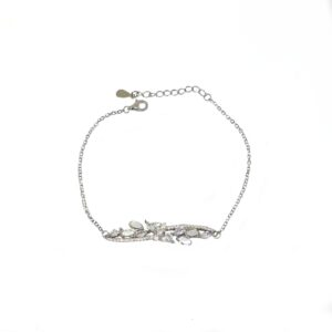 Flower Leaf In 925 Sterling Silver MGA - BRS2273