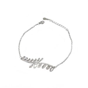 New Leaf Bracelet In 925 Sterling Silver MGA - BRS2277