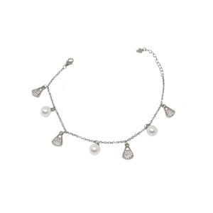 Pearls Bracelet In 925 Sterling Silver MGA - BRS2267