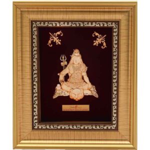 Shiva Frame In 24K Gold Foil MGA - AGE0323
