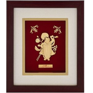 Shrinathji Frame In 24K Gold Foil MGA - AGE0313