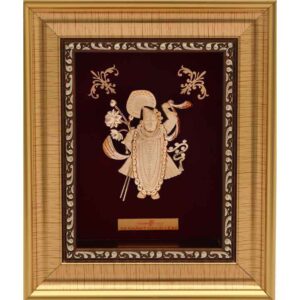 Shreenathji Frame In 24K Gold Foil MGA - AGE0311