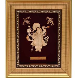 Shrinathji Frame In 24K Gold Foil MGA - AGE0273