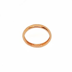 Plain Rose Gold Band In 18K Gold MGA - LRG1511