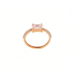 Pink Diamond Ring In 18K Gold - LRG1515