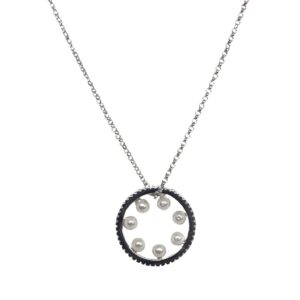 Ring Design Pendant Chain In 925 Sterling Silver MGA - CHS2257