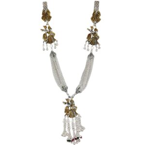 Radha krishna new designer silver juda mga - jus0109