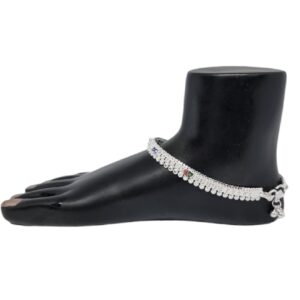 New Collection In Silver Payal MGA - PLS4227