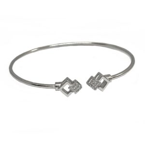 Simple But Unique 925 Sterling Silver Bracelet MGA - BRS2143