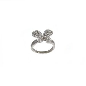Butterfly Diamond Ring In 925 Sterling Silver MGA - LRS4870