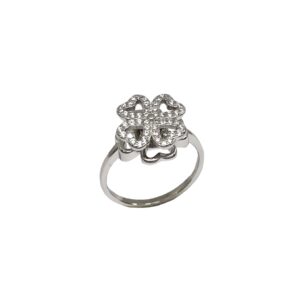 Designer Movable Flower Ring In 925 Sterling Silver MGA - LRS4889