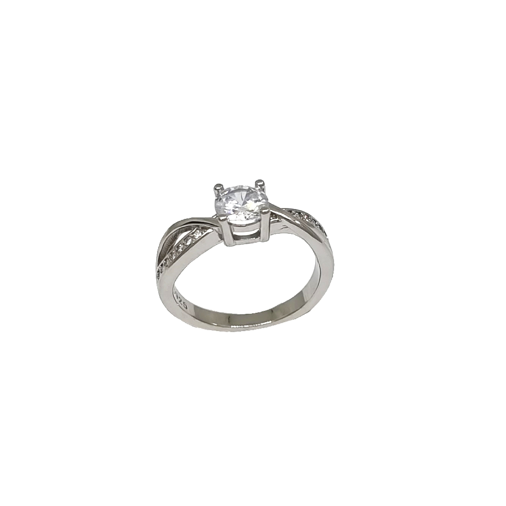 Diamond Stylish Designer Ring In 925 Sterling Silver MGA - LRS4841