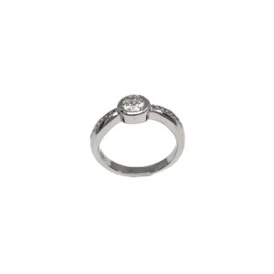 Diamond Ring For Women In 925 Sterling Silver MGA - LRS4845