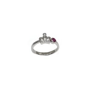 Crown Ring In 925 Sterling Silver MGA - LRS4850