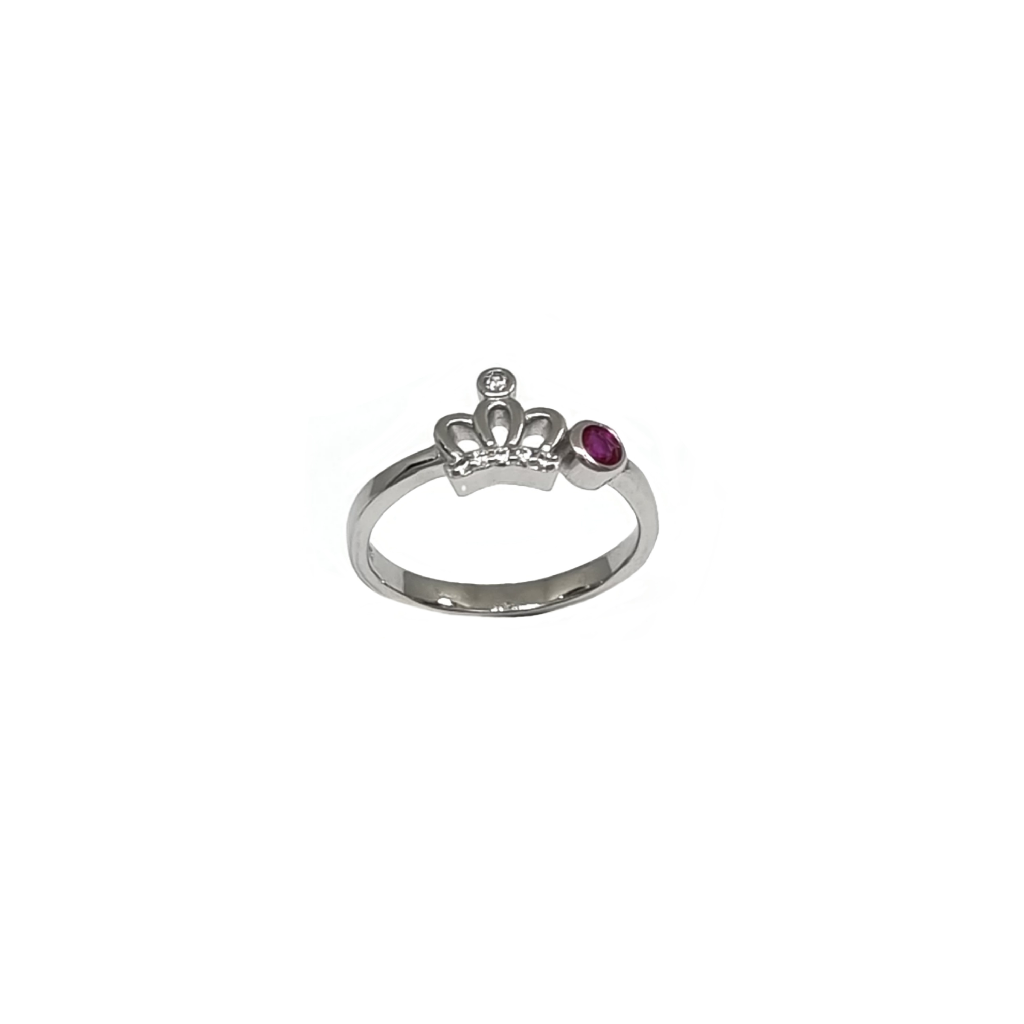 Crown Ring In 925 Sterling Silver MGA - LRS4850