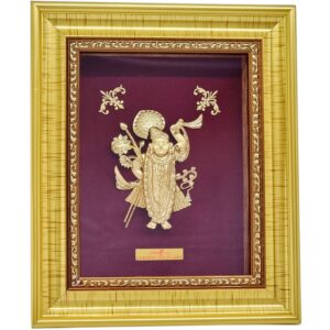 Shreenathji Frame In 24K Gold Leaf MGA - AGE0181