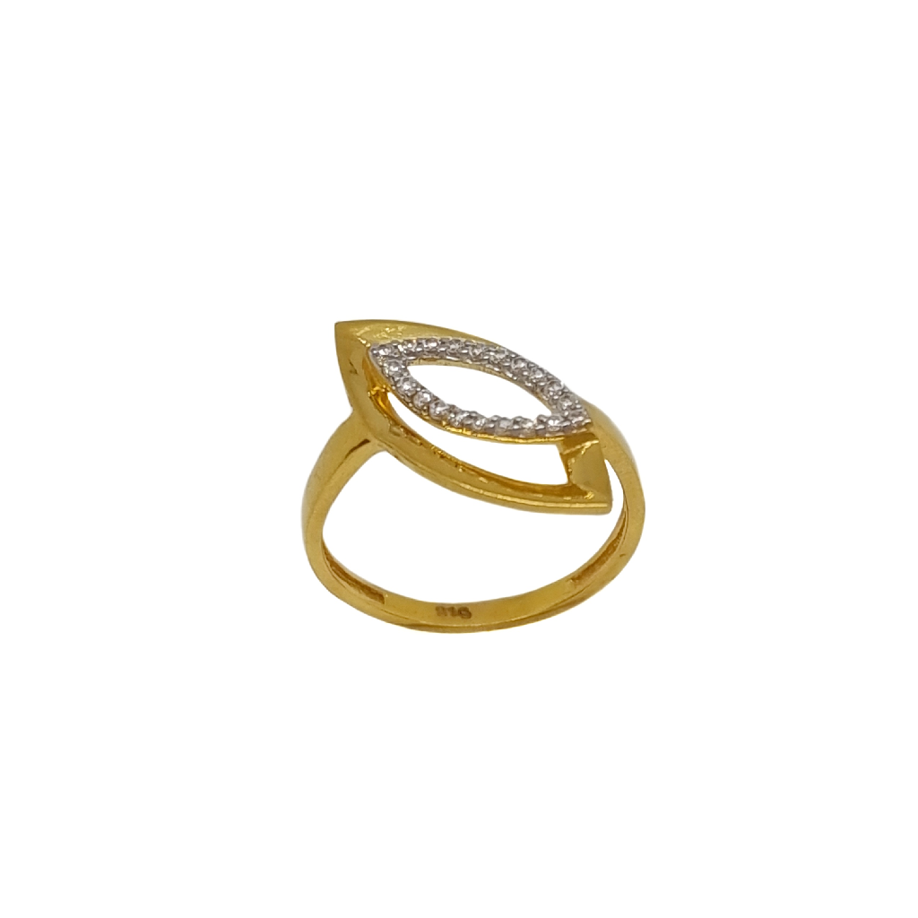 Fancy Diamond Ring In 22K Gold For Ladies MGA - LRG1412