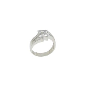 One Diamond Proposal Gents Ring In 925 Sterling Silver MGA - GRS2661