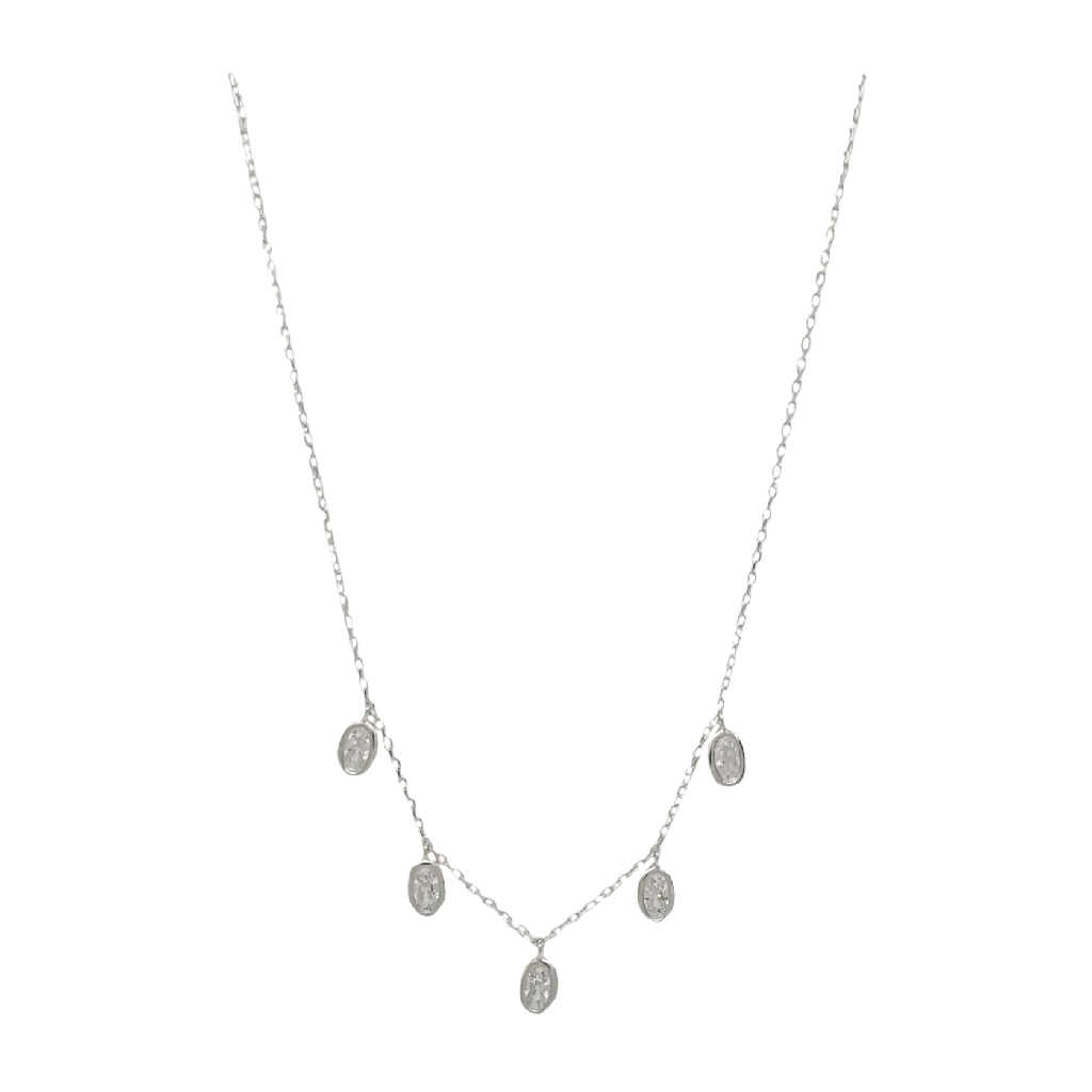 Ovel Diamond Tanmaniya In 925 Sterling Silver MGA - CHS2196
