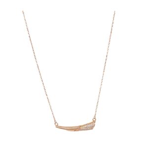 Rose silver Beautiful Necklace In 925 Sterling Silver MGA - CHS2202