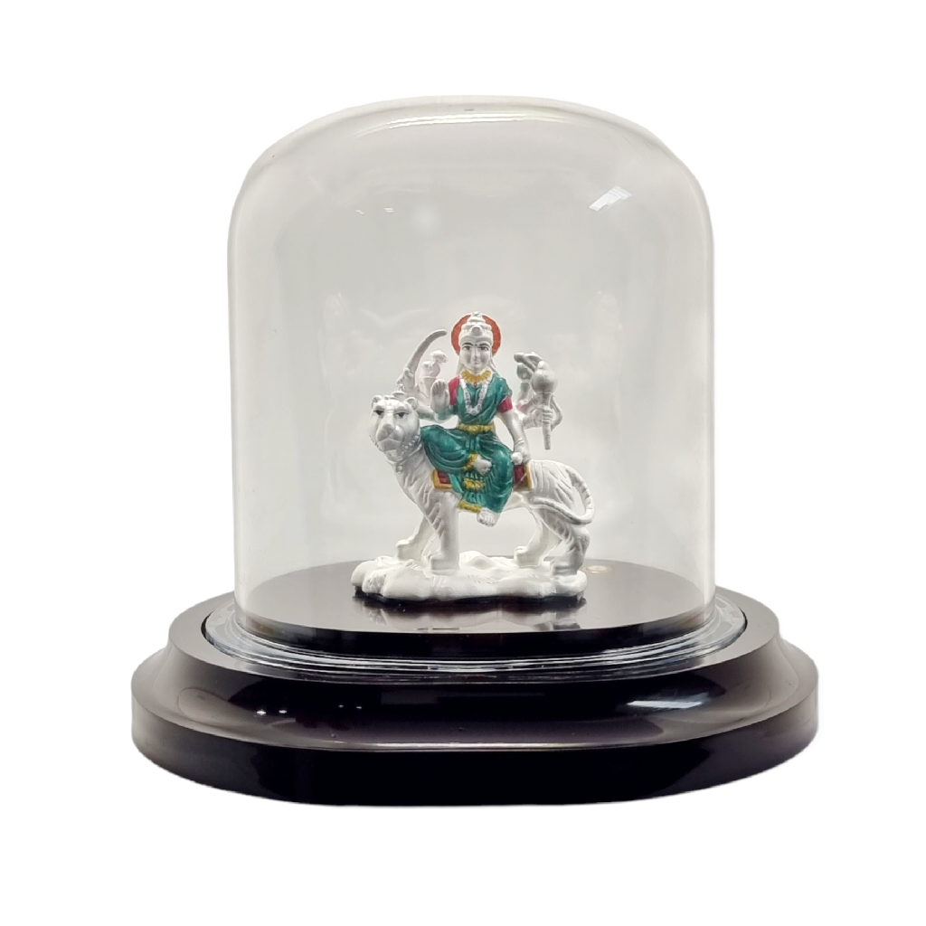 Goddess Maa Ambika Murti In 999 Silver MGA - GFS0034