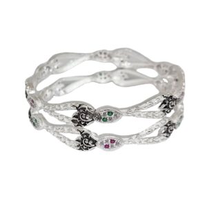 Beautiful Kadli In Oxidised 925 Sterling Silver MGA - KDS2823