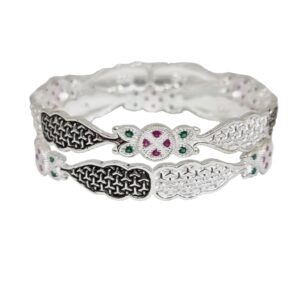 Oxidised Finishing Kadli In 925 Sterling Silver MGA - KDS2817