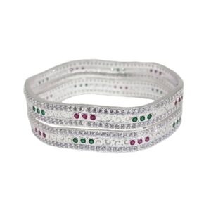 New Fancy Kadli Bangles In 925 Sterling Silver MGA - KDS2818