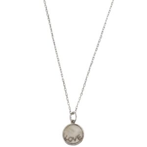 Love Pendant With Chain In 925 Sterling Silver MGA - CHS2172