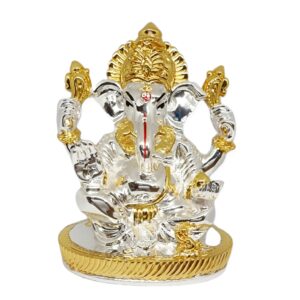 Silver ganeshji murti for Ganesh chaturthi gift