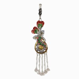 CNC Minakari Latest & Beautiful Floral Style Silver Juda MGA - JUS0104