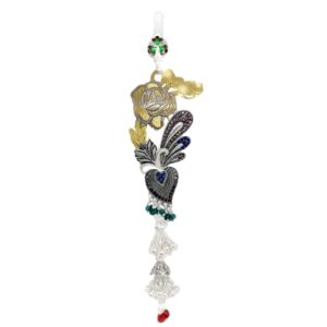 Silver Oxidised Juda Modernly Made With Rose Cut Design MGA - JUS0098