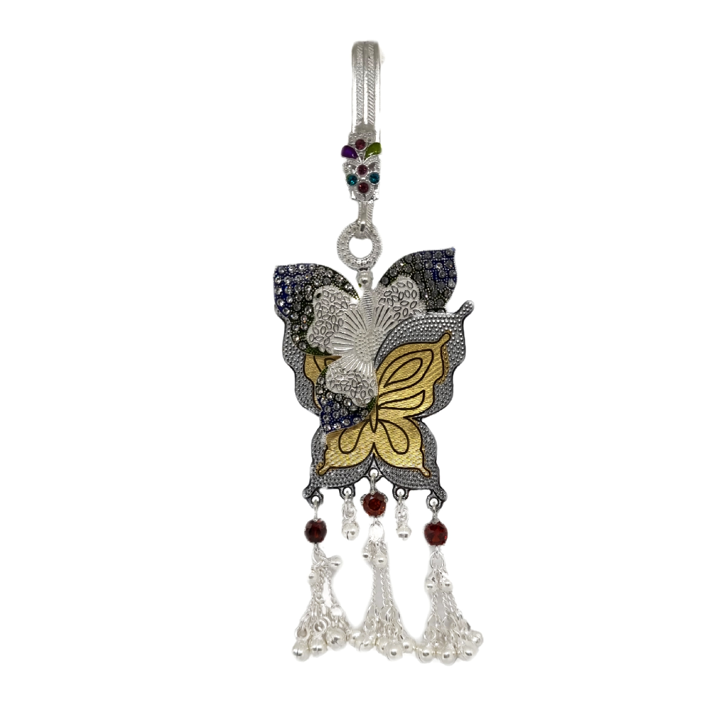 Silver Oxidised Juda with Beautifully Shape in Butterfly MGA - JUS0095