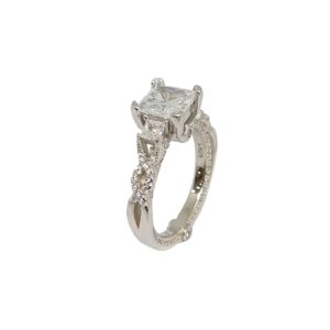 925 Sterling Silver Diamond Ring For Your Loved Ones MGA - LES4791
