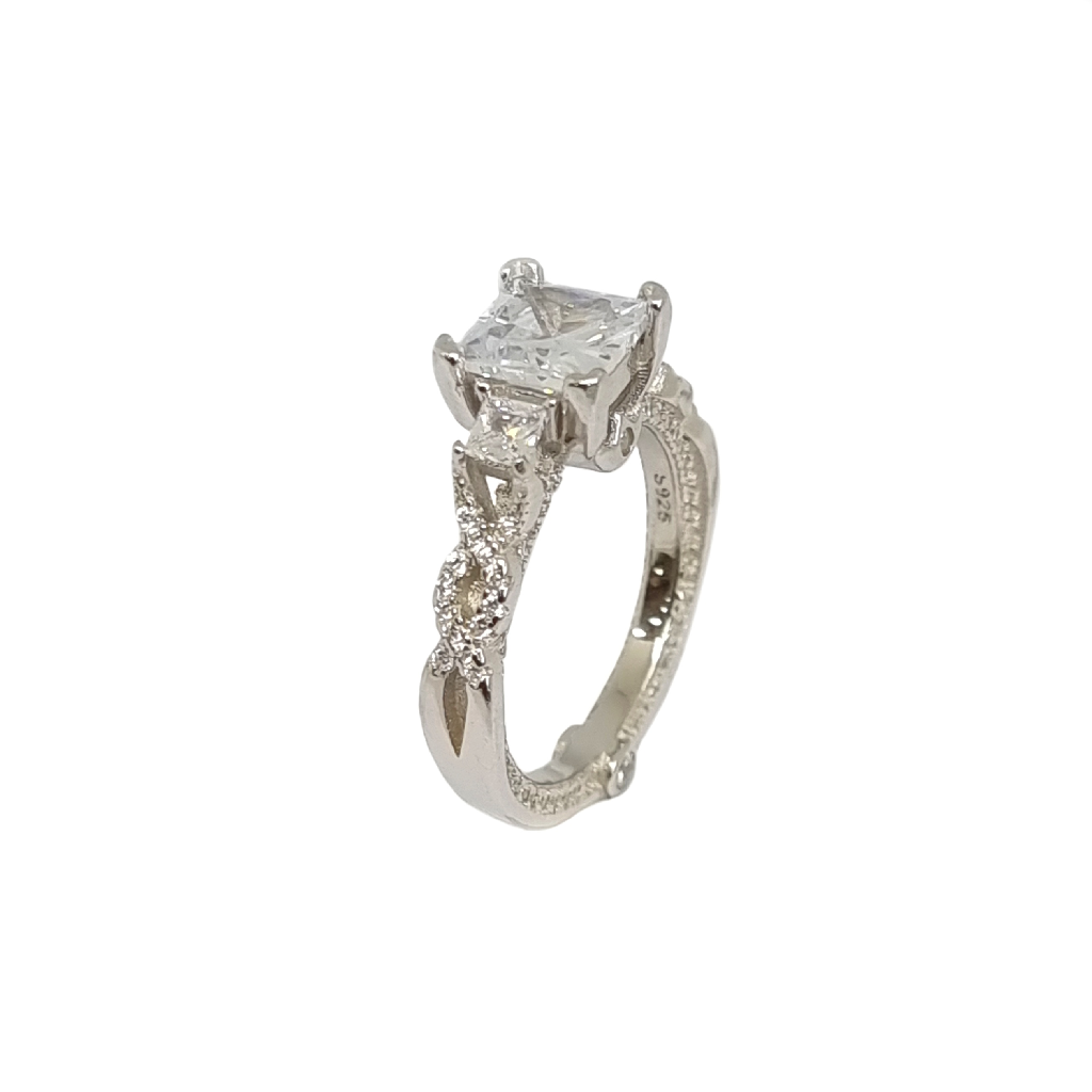 925 Sterling Silver Diamond Ring For Your Loved Ones MGA - LES4791