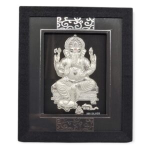 999 silver Ganeshji Frame, Ganesh chaturthi gift