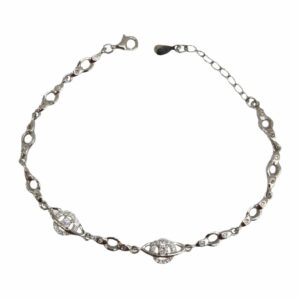 925 Sterling Silver Modern Ladies Bracelet MGA - BLS0049