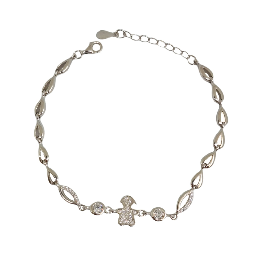 925 Sterling Silver Modern Ladies Bracelet MGA - BRS2025