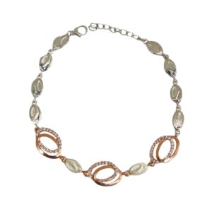 925 Sterling Silver Fancy Bracelet MGA - BRS1953