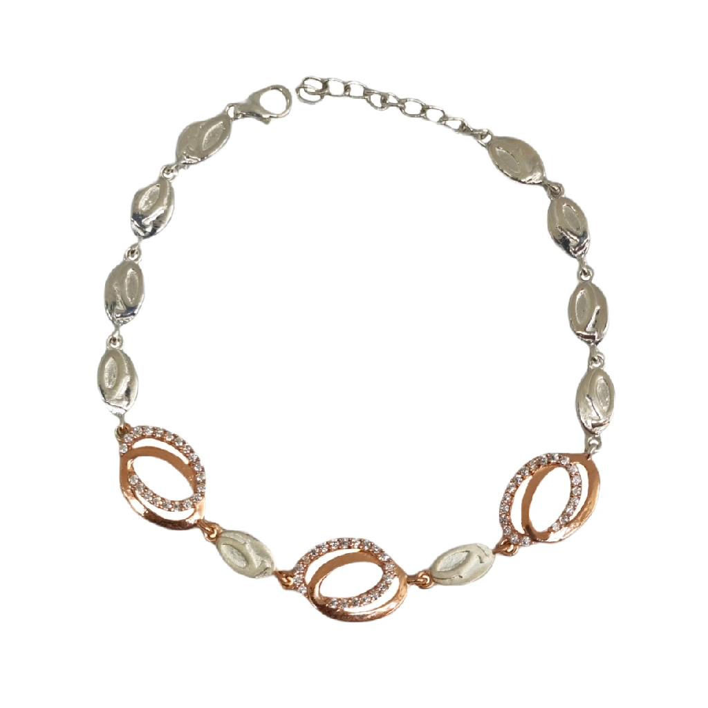 925 Sterling Silver Fancy Bracelet MGA - BRS1953