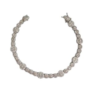 925 Sterling Silver Designer Ladies Bracelet MGA - BRS2080