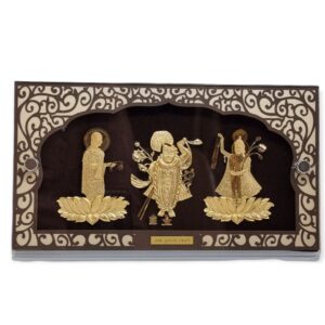24kt gold shrinathji yamnaji mahaprabhu ji frame